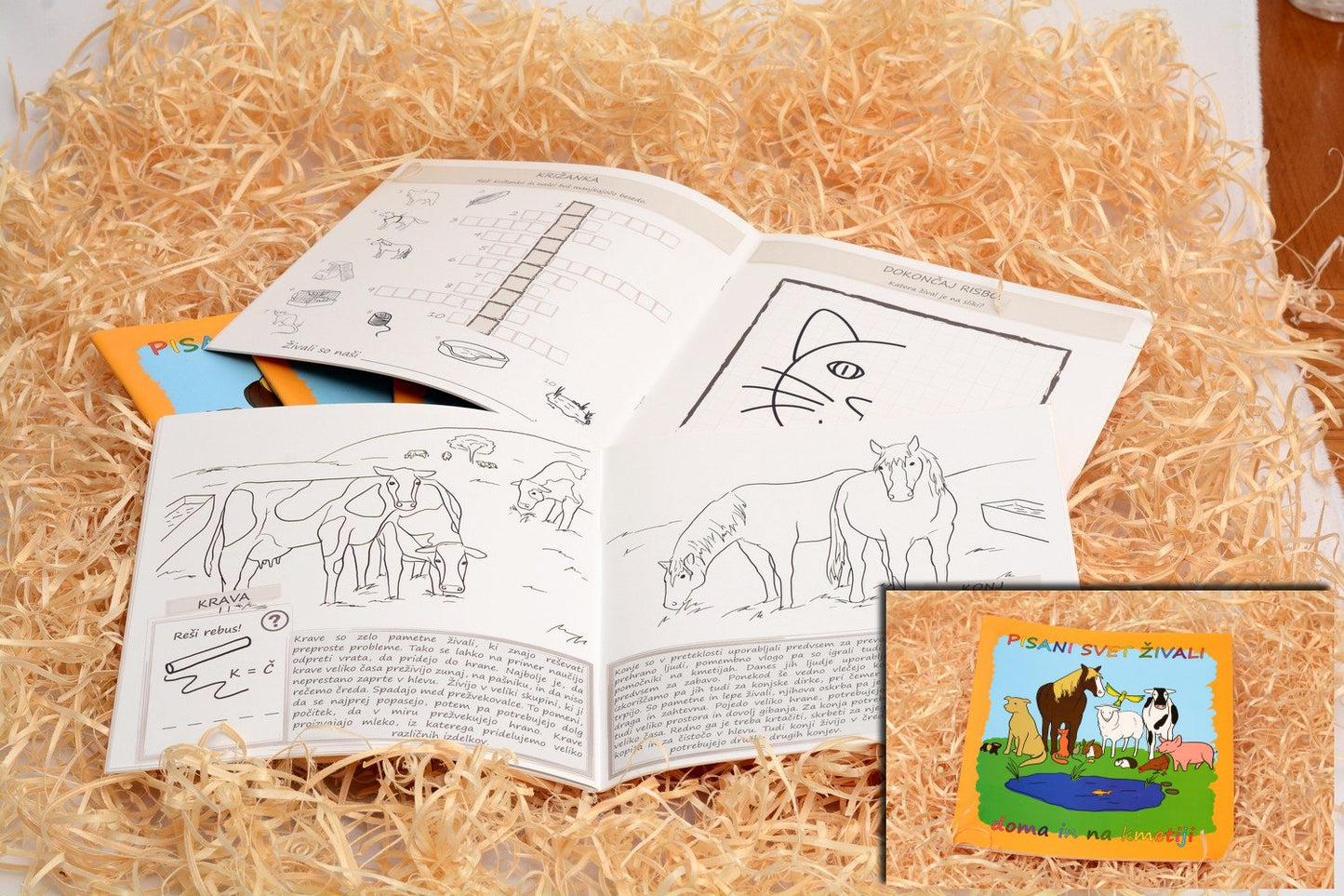 Knjižica Pisani svet živali doma in na kmetiji